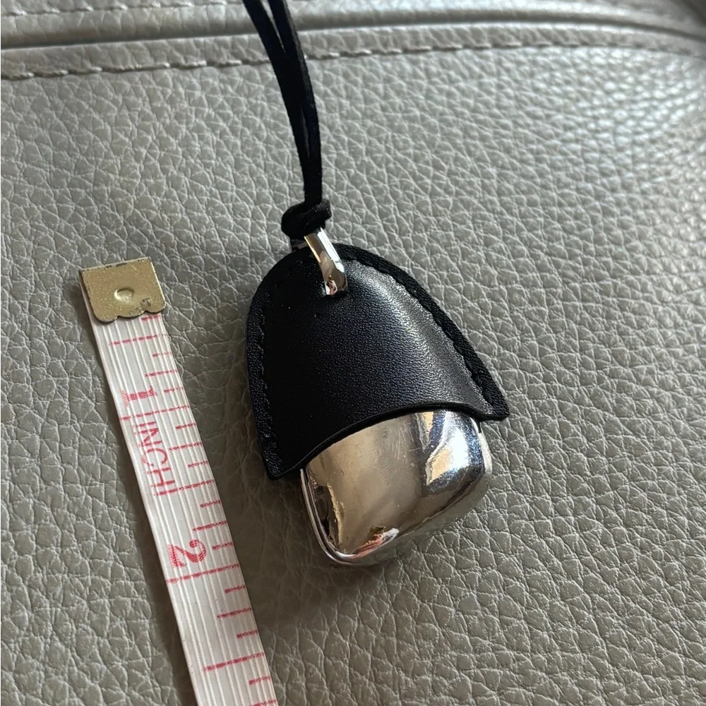 Pewter and Leather Wrapped Pendant Necklace - Picture 6 of 6